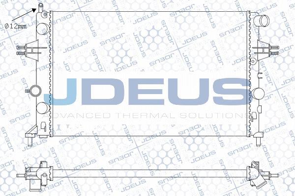 Jdeus M-0200770 - Радіатор, охолодження двигуна autocars.com.ua