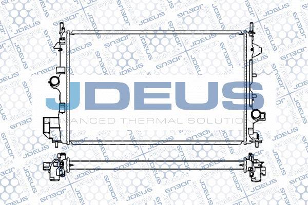 Jdeus M-0200890 - Радіатор, охолодження двигуна autocars.com.ua