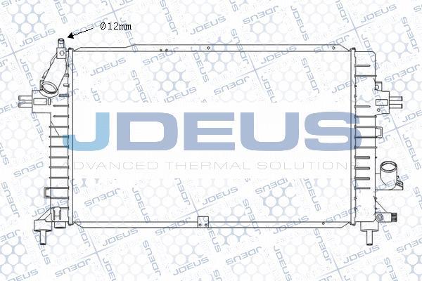 Jdeus M-0200980 - Радіатор, охолодження двигуна autocars.com.ua