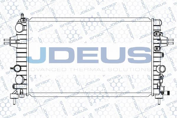 Jdeus M-0200990 - Радіатор, охолодження двигуна autocars.com.ua