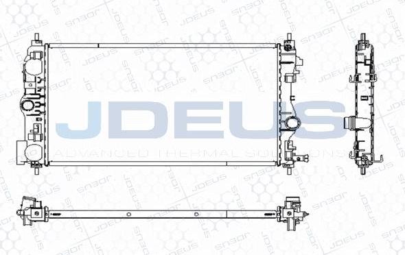 Jdeus M-0201030 - Радиатор, охлаждение двигателя autodnr.net