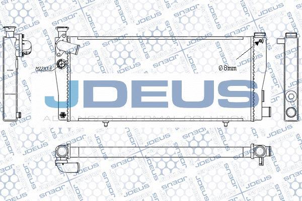 Jdeus M-0210211 - Радіатор, охолодження двигуна autocars.com.ua