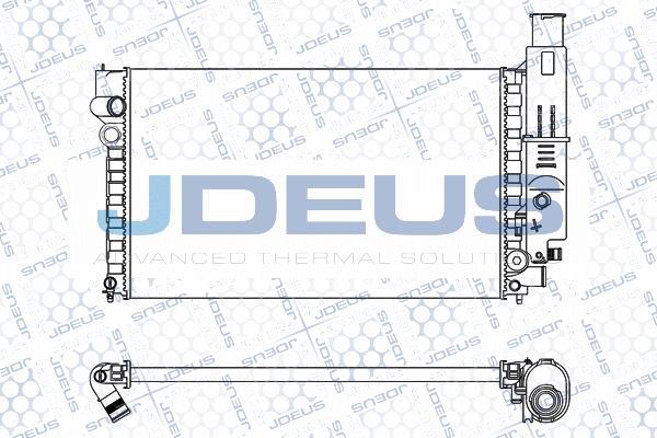 Jdeus M-0210220 - Радіатор, охолодження двигуна autocars.com.ua