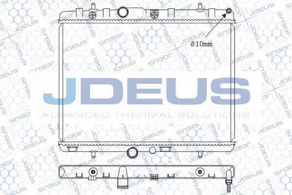 Jdeus M-0210430 - Радіатор, охолодження двигуна autocars.com.ua