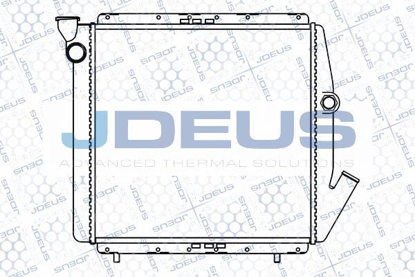 Jdeus M-023015A - Радіатор, охолодження двигуна autocars.com.ua