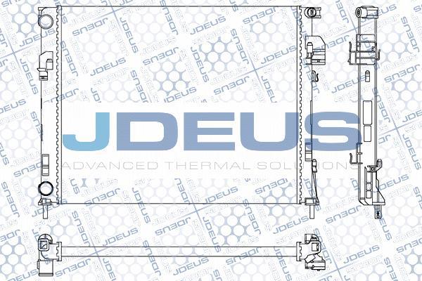 Jdeus M-0230750 - Радіатор, охолодження двигуна autocars.com.ua