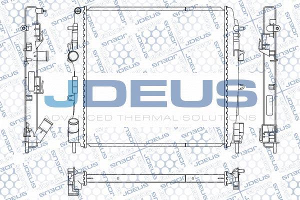 Jdeus M-0230880 - Радиатор, охлаждение двигателя autodnr.net