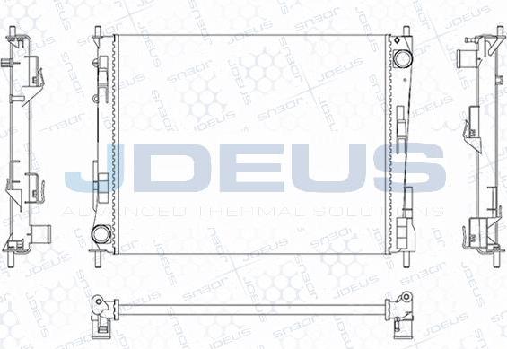 Jdeus M-0230900 - Радіатор, охолодження двигуна autocars.com.ua