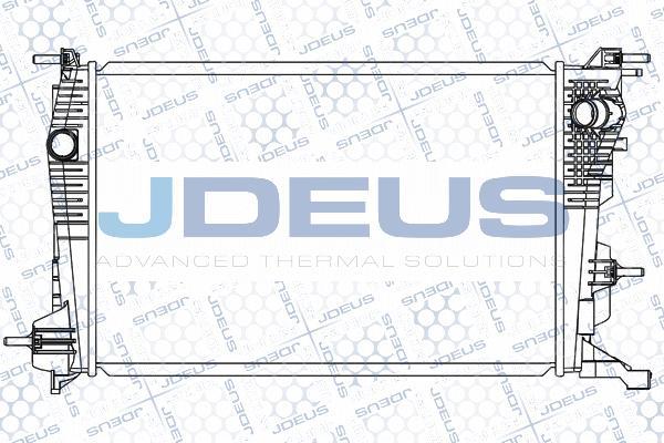 Jdeus M-0230990 - Радіатор, охолодження двигуна autocars.com.ua