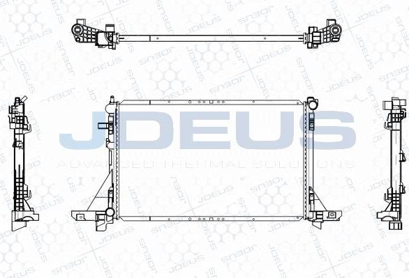 Jdeus M-0231110 - Радіатор, охолодження двигуна autocars.com.ua