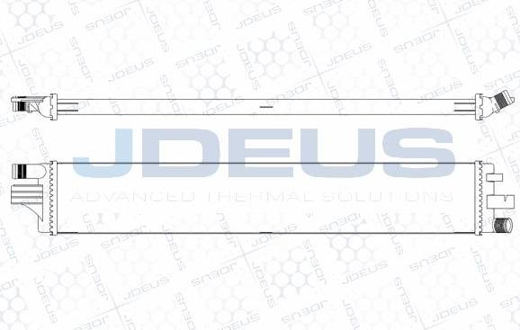 Jdeus M-023111X - Низькотемпературний охолоджувач, інтеркулер autocars.com.ua