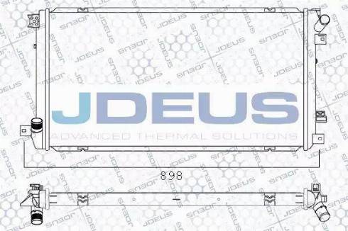 Jdeus M-023113A - Радіатор, охолодження двигуна autocars.com.ua