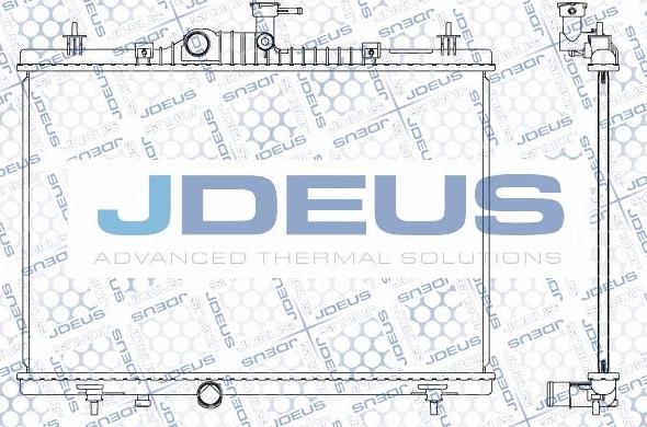 Jdeus M-023119A - Радиатор, охлаждение двигателя autodnr.net