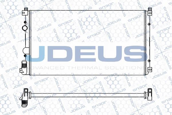 Jdeus M-023125A - Радіатор, охолодження двигуна autocars.com.ua