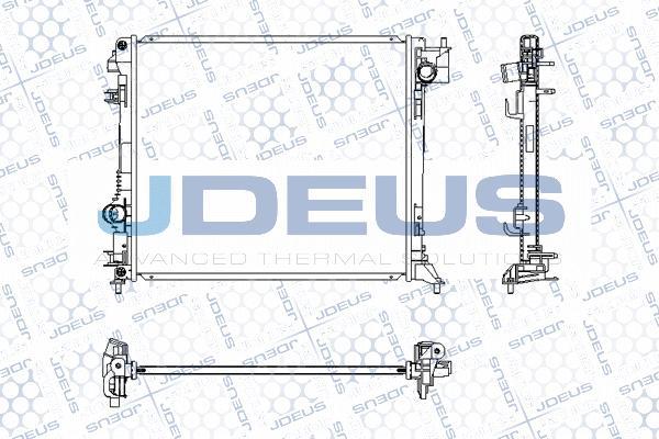 Jdeus M-0231330 - Радіатор, охолодження двигуна autocars.com.ua