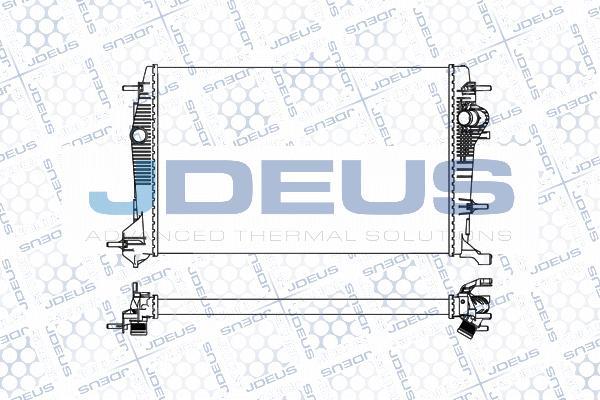 Jdeus M-0231340 - Радіатор, охолодження двигуна autocars.com.ua