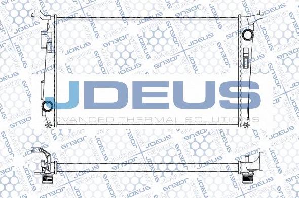 Jdeus M-0231390 - Радиатор, охлаждение двигателя autodnr.net