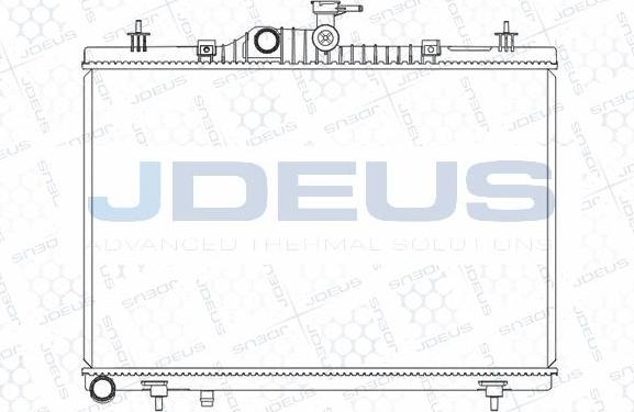 Jdeus M-0231430 - Радиатор, охлаждение двигателя autodnr.net