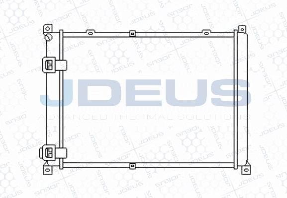 Jdeus M-0231580 - Радіатор, охолодження двигуна autocars.com.ua