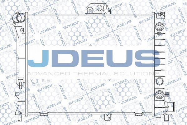 Jdeus M-0240100 - Радіатор, охолодження двигуна autocars.com.ua