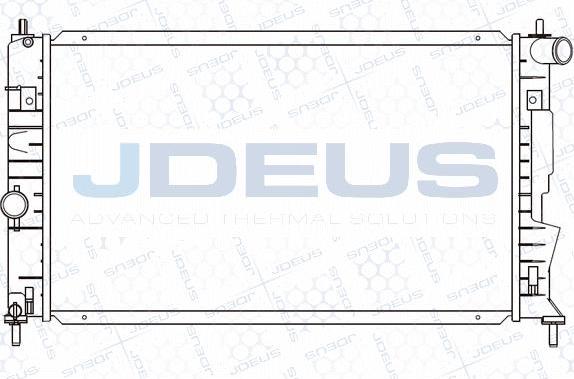 Jdeus M-0240190 - Радиатор, охлаждение двигателя autodnr.net