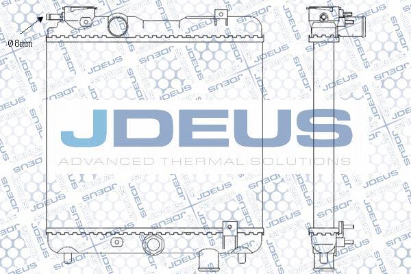 Jdeus M-0250031 - Радіатор, охолодження двигуна autocars.com.ua