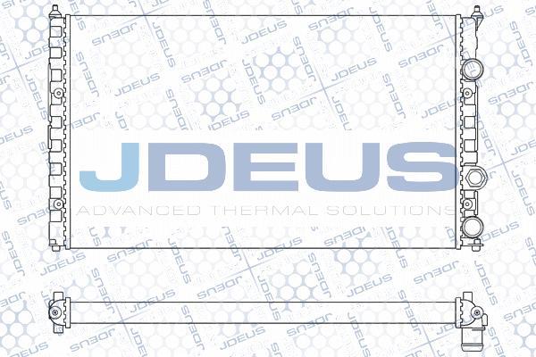 Jdeus M-0250040 - Радіатор, охолодження двигуна autocars.com.ua