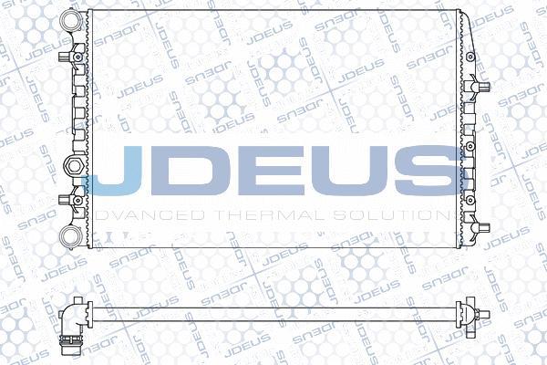 Jdeus M-0250080 - Радіатор, охолодження двигуна autocars.com.ua