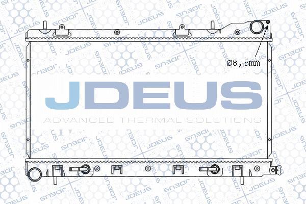 Jdeus M-026011A - Радіатор, охолодження двигуна autocars.com.ua