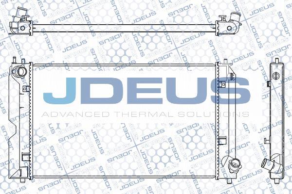 Jdeus M-0280190 - Радіатор, охолодження двигуна autocars.com.ua