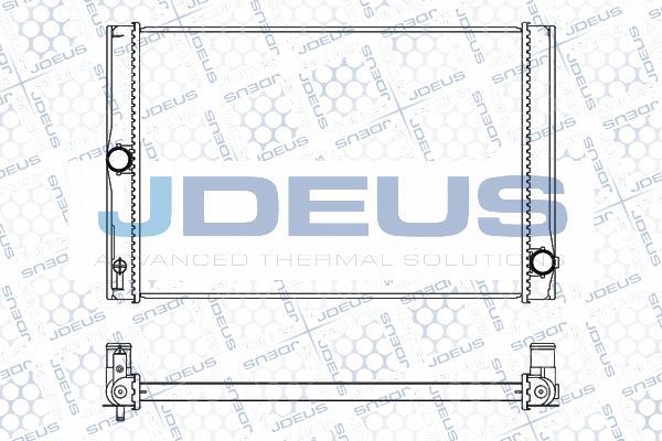 Jdeus M-0280230 - Радіатор, охолодження двигуна autocars.com.ua