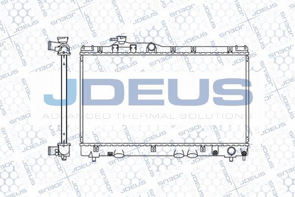 Jdeus M-0280430 - Радіатор, охолодження двигуна autocars.com.ua