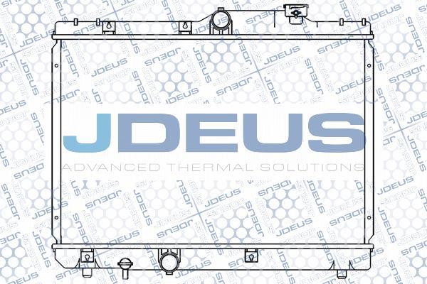 Jdeus M-0280470 - Радіатор, охолодження двигуна autocars.com.ua