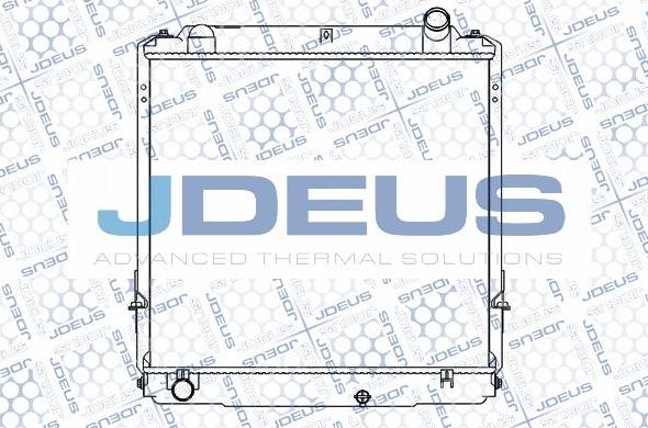 Jdeus M-0280550 - Радіатор, охолодження двигуна autocars.com.ua