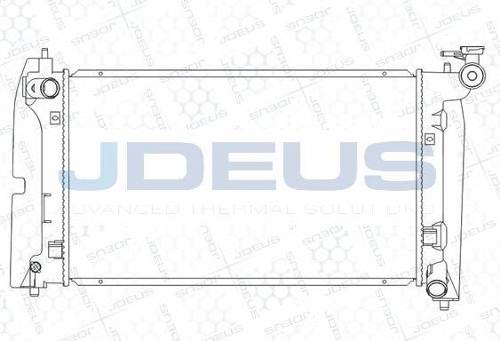 Jdeus M-0280570 - Радіатор, охолодження двигуна autocars.com.ua