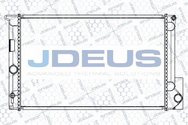 Jdeus M-0280700 - Радіатор, охолодження двигуна autocars.com.ua