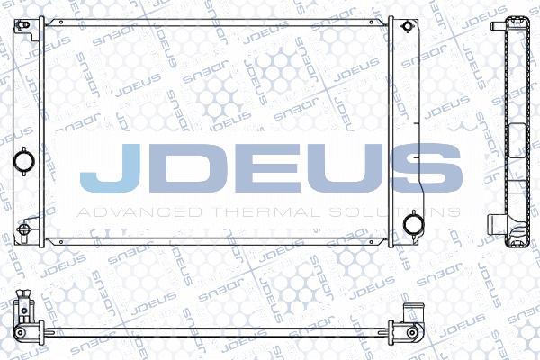 Jdeus M-0280820 - Радіатор, охолодження двигуна autocars.com.ua