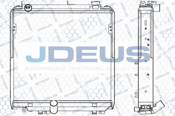 Jdeus M-0280860 - Радіатор, охолодження двигуна autocars.com.ua