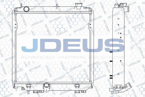 Jdeus M-028086A - Радіатор, охолодження двигуна autocars.com.ua