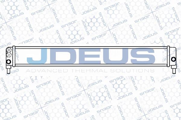 Jdeus M-028096A - Радіатор, охолодження двигуна autocars.com.ua