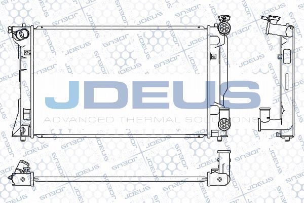 Jdeus M-0280970 - Радіатор, охолодження двигуна autocars.com.ua