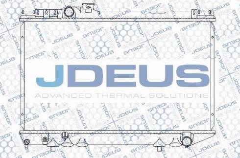 Jdeus M-028105A - Радіатор, охолодження двигуна autocars.com.ua