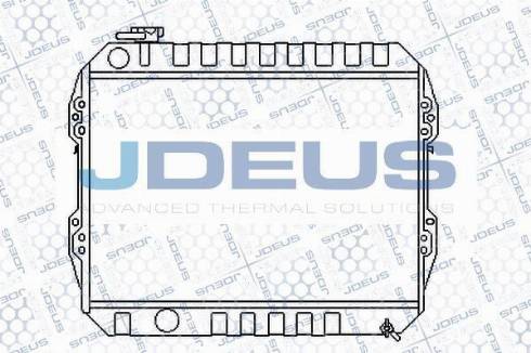 Jdeus M-0281090 - Радіатор, охолодження двигуна autocars.com.ua