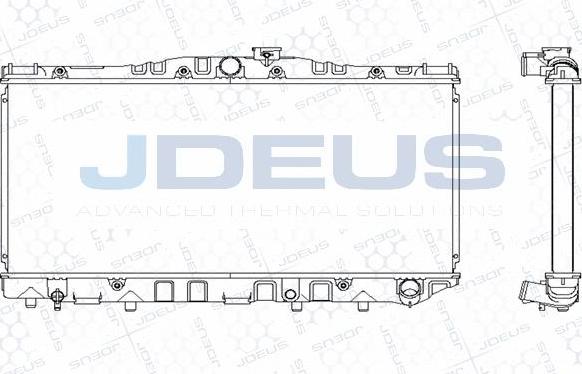 Jdeus M-0281240 - Радіатор, охолодження двигуна autocars.com.ua