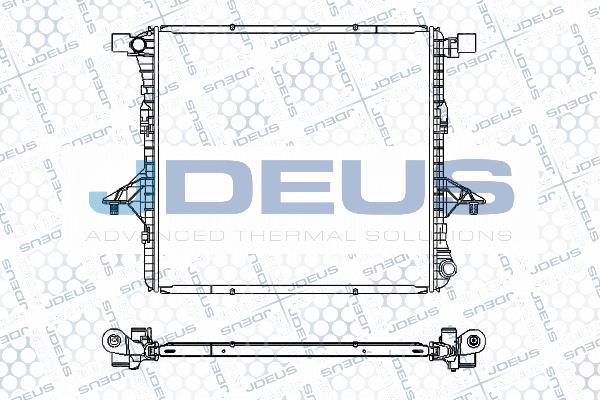 Jdeus M-0300200 - Радіатор, охолодження двигуна autocars.com.ua