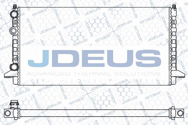 Jdeus M-030031A - Радиатор, охлаждение двигателя autodnr.net