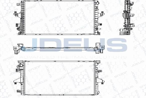 Jdeus M-0300510 - Радіатор, охолодження двигуна autocars.com.ua