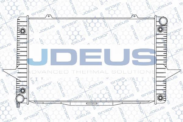 Jdeus M-0310480 - Радіатор, охолодження двигуна autocars.com.ua