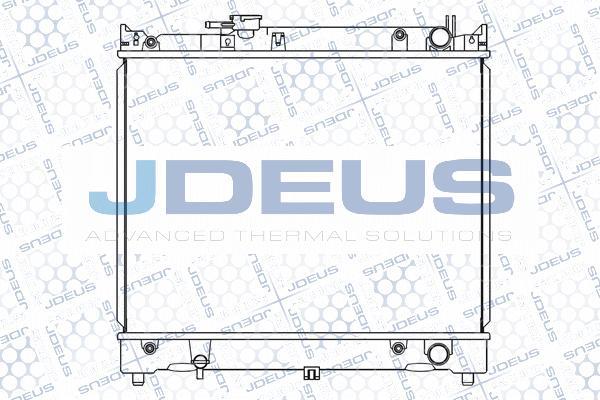 Jdeus M-0420010 - Радіатор, охолодження двигуна autocars.com.ua