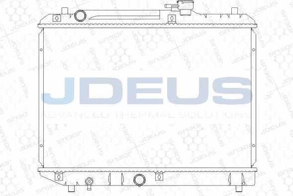 Jdeus M-0420021 - Радіатор, охолодження двигуна autocars.com.ua